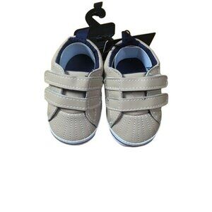 Revo Baby Crib Shoes with Easy Strap, Size 2, Light Brown